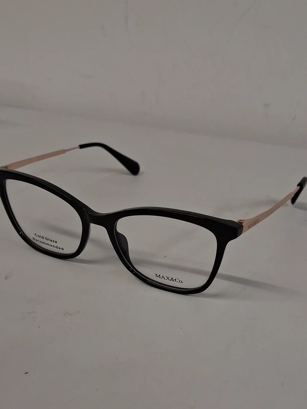 NWOT Womens Rxable Max & Co. MO5051 001 Black Eyeglass Frames